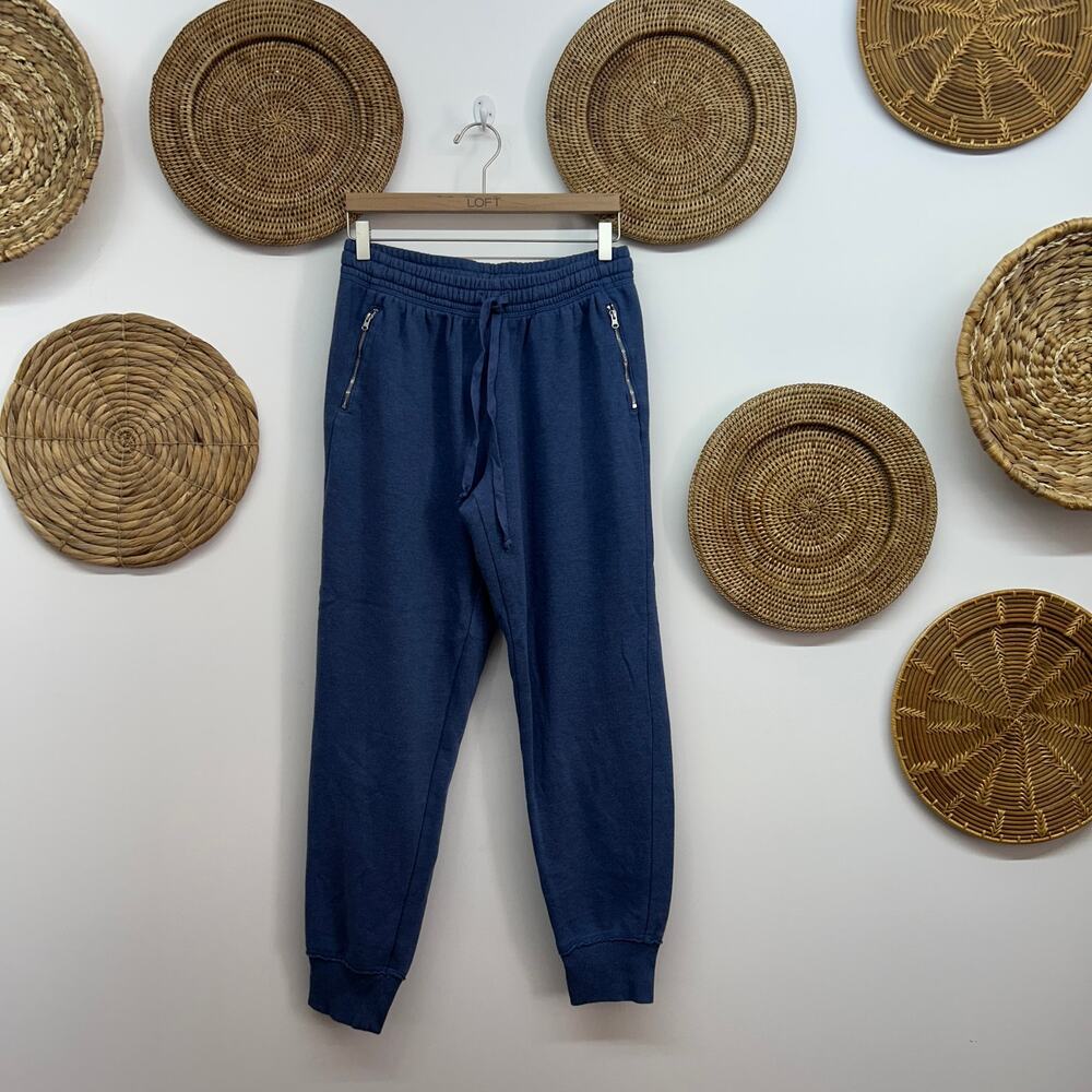 Aerie Blue Cozy Casual Drawstring Sweats Sweat Pants Loungewear Medium